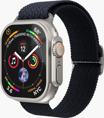 Zdjęcie produktu dla Tkany pasek na rękę Vonmählen do Apple Watch 38 40 41 mm ciemnoniebieski (AWS00153)