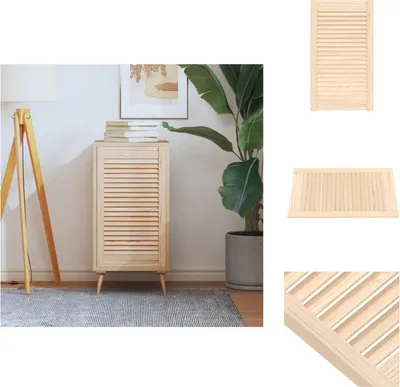 Immagine prodotto di vidaXL Porta dell'armadio a doghe 69x39,4 cm in legno di pino massiccio - Porte dell'armadio