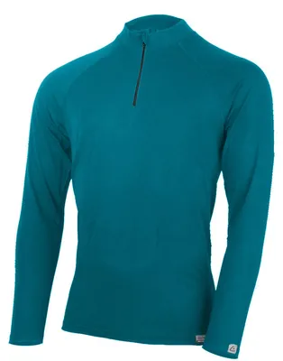 Immagine prodotto di AZAR Maglia da uomo in Lana a maniche lunghe con zip a 1/4