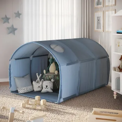 Zdjęcie produktu dla Namiot tunelowy Vitalispa Kubby Niebieski 100 x 80 cm z oknem, Model 55818