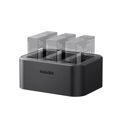 Produktbild von Insta360 Fast Charge Hub, Kamera-Ladegerät, 130 g, Schwarz