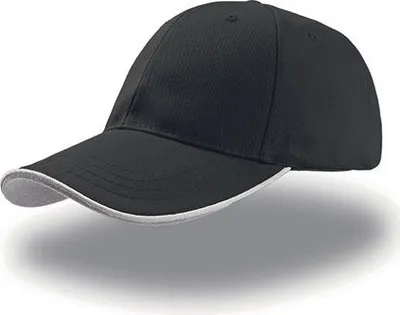 Immagine prodotto di Atlantis | Zoom Piping Sandwich Cap / Berretto / Cappello - Colore: Nero/Bianco/Grigio - Taglia: Unica