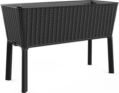 Obrázok produktu pre KETER Splendor Kvetináč 120 L 114 X 50 X 76 cm Grafit 255152
