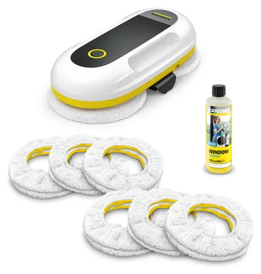 Produktbild von Kärcher Fensterputzroboter RCW 2 Extra+ inkl. Mikrofaser-Pads & RM 503 Reiniger