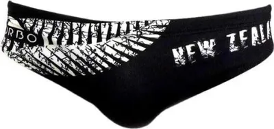Image de Turbo New Zealand Slip de bain Noir L Hommes Noir L