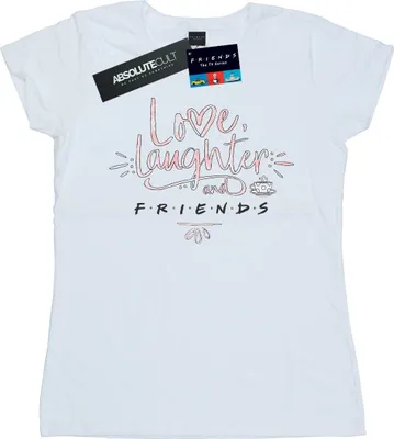 Produktbild von Friends - "Love Laughter" T-Shirt für Damen BI20794 (M) (Weiß)
