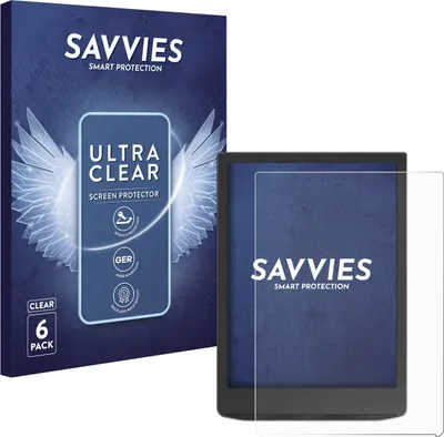 Produktbild von 6x Für PocketBook InkPad 4 Schutzfolie Savvies Displayschutz Display Schutz Folie Klar Transparent