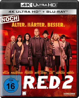 Obrázok produktu pre R.E.D. #2 - Älter härter besser (UHD+BR) Min: 116DD5.1WS  2Disc, 4K-Ultra