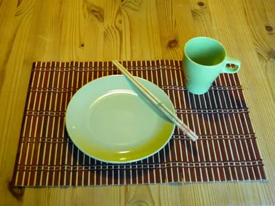 Produktbild von Tischset Platzmatten-Set Bamboo 4 teilig braun natur 45 x 30 cm, Tischmatten