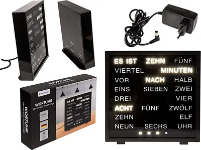 Produktbild von Uhr mit deutscher Wort-Anzeige