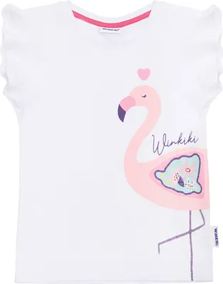 Produktbild von Mädchen Tanktop Flamingo - Weiß - 98