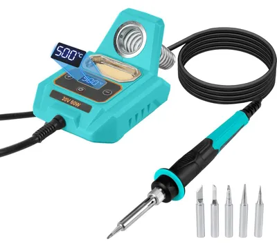 Obrázek produktu pro Bezdrátová páječka pro 18V baterii, s nastavitelnou teplotou