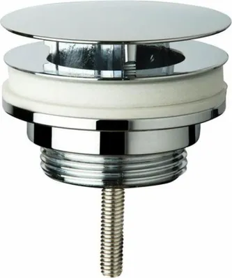Produktbild von Nicht verschließbare Ablaufgarnitur 5/4“, großer Stopfen, H.10-55mm, Chrom