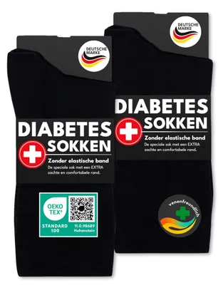 Produktbild von 6 Paar Diabetikersocken Ohne Elastik für Komfort