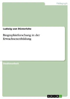 Produktbild von Biographieforschung in der Erwachsenenbildung