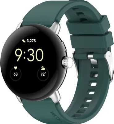 Produktbild von Strap-it Silikonarmband mit Schnallenverschluss – passend für Google Pixel Watch 1/2