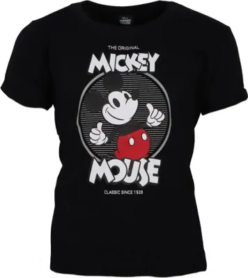Produktbild von Disney Mickey Maus Jungen kurzarm T-Shirt Shirt – Schwarz / 134