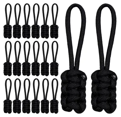 Produktbild von 20 Stück Nylon-Reißverschlussverlängerungen für Rucksäcke