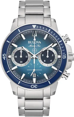 Produktbild von Bulova Herrenuhr 96B380 Silber