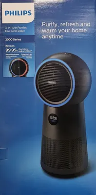Obrázek produktu pro Philips 2000 series 3 v 1: čistička vzduchu, ventilátor, ohřívač vzduchu, 165 m³/h