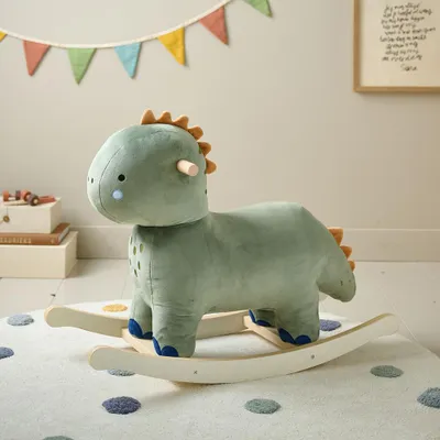 Produktbild von Petite Amélie Grünes Schaukelpferd Dino