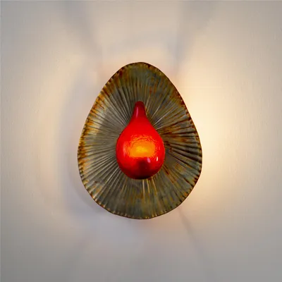 Produktbild von Näve Leuchten Deko-Wandleuchte Deko-Wandleuchte Deko-Wandleuchte aus Metall und Kunststoff, rot, 30 x 40 x 9 cm, E14