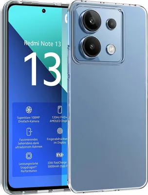 Produktbild von Schutzhülle für Xiaomi Redmi Note 13 (4G) Hülle Transparent Slim Cover Clear Case