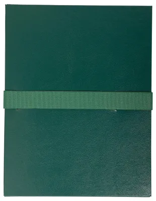 Produktbild von Exacompta 10x Dokumentenmappe dehnbar 1 Klappe Balacronbezug A4 Dunkelgrün 633E