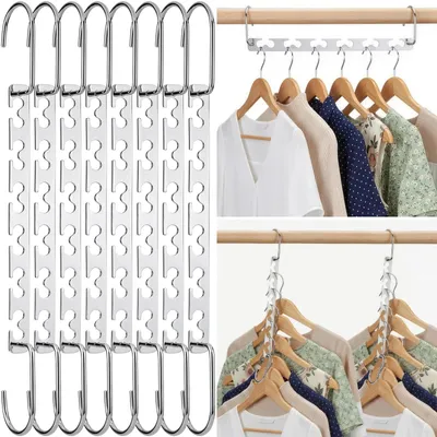 Productafbeelding van Solidchoice - Ruimtebesparende Magic Kledinghangers (Pack van 20)