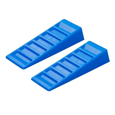 Produktbild von ProPlus 2-tlg. Reisemobil-Nivellierer-Set 75 mm Kunststoff Blau