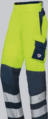 Produktbild von BP Warnschutzhose für Herren 2236 Gr. 60n warngelb/nachtblau