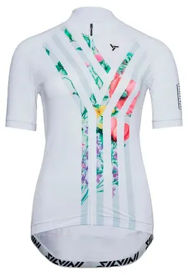 Obrázek produktu pro Dres Silvini Calnia WD2412 dámské krátký bílá-šedá Velikost S 3124-WD2412-01112