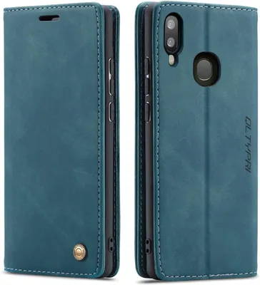 Produktbild von Hülle Samsung Galaxy A40 Handyhülle Klapphülle Tasche Etui Flip Case Dunkles Zyanblau