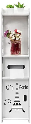 Immagine prodotto di Mobiletto bagno a colonna, bianco, 20 x 20 x 80 cm