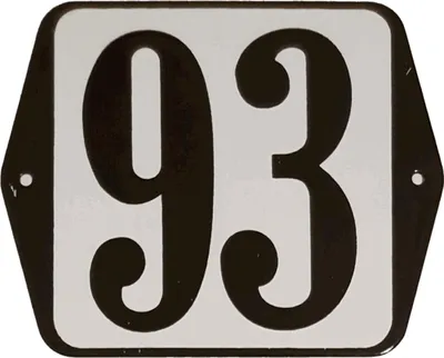 Produktbild von Hausnummer Standardnummer 93 – Warentuin-Mix