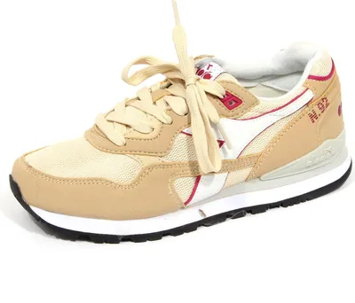 Produktbild von G1108 sneaker donna DIADORA N-92 light brown/fuxia fabric shoes woman