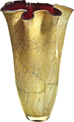 Produktbild von Blütenvase Jozy creme-rot "Art Queen" (39cm)
