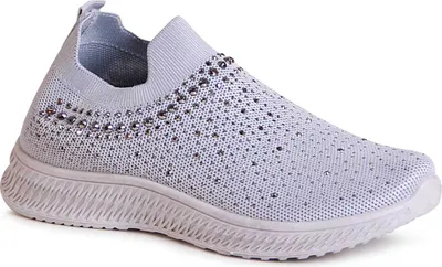 Produktbild von topschuhe24 2492 Damen Plateau Sneaker Glitzer Light Slipper , Farbe:Grau, Größe:38 EU