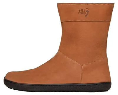 Produktbild von SOLE RUNNER® Winter Damen Barfußschuh Larissa 2 Cognac,Größe:39,Farbe:Cognac