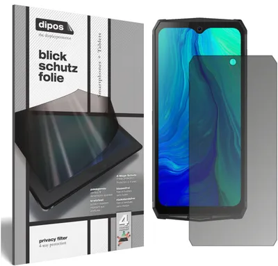 Produktbild von Blickschutzfolie für Blackview BV9100 matt Schutzfolie Folie Display Schutz dipos