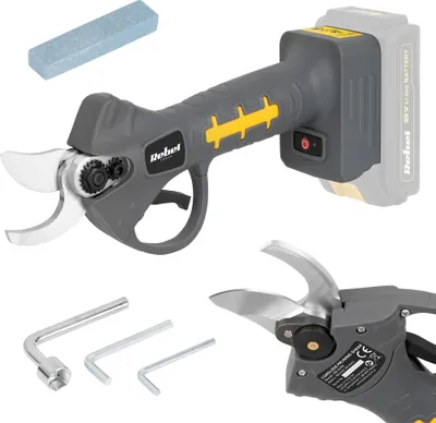Produktbild von Akku-Gartenschere, Astschere, Heckenschere, elektrisch, Rebel 300 W