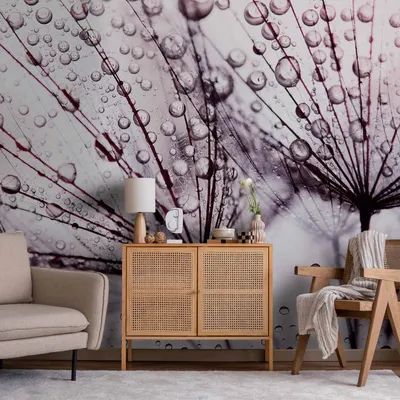 Produktbild von Vlies Fototapete - Rainy Time 250x175 cm Blumen b-C-0664-a-a