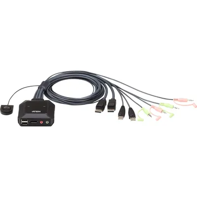 Produktbild von ATEN CS22DP 2-Port USB DisplayPort KVM Switch