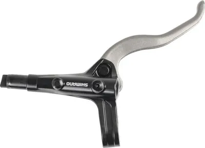 Produktbild von Shimano Bremshebel Bremsgriff BL-MT401RL rechts schwarz silber 2Finger