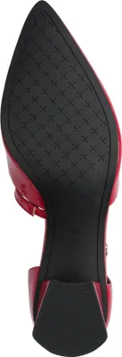 Produktbild von MARCO TOZZI Damen Pumps spitze Riemchenpumps mit Blockabsatz 2-24406-46, Größe:38 EU, Farbe:Rot