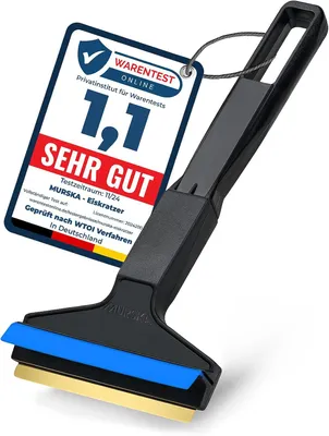 Productafbeelding van Ijskraser voor auto, messing, 21 cm, snel, eenvoudig en efficiënt - Murska - Ruitschep - Premium HIPS
