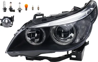 Obrázok produktu pre Johns, svetlomety vhodné pre BMW radu 5 E60 E61 01/05-03/07 Xenón D2S H7 L + hmlovky+svetlá 63127160193 63177897187 7897187