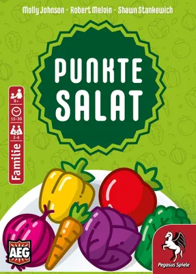Zdjęcie produktu dla "Punktesalat" - Szybka i dynamiczna gra karciana dla 2-6 graczy, czas rozgrywki: 15-30 minut