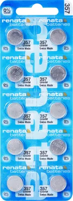 Produktbild von 10 x RENATA Batterie 357  Knopfzelle SR44 V357