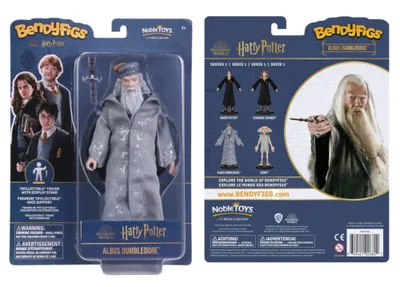 Obrázek produktu pro Harry Potter Brumbál s hůlkou Bendyfigs tvárná figurka 19cm